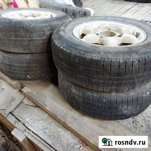 Колеса в сборе на ниву шевроле. Литые 205 75 15 Петрозаводск - изображение 1
