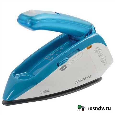 Новый Дорожный утюг Polaris PIR 1003T White/Teal Саратов - изображение 1