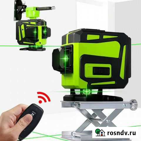 Лазерный нивелир Clubiona 3D 12 лучей, пульт Д У Омск - изображение 1