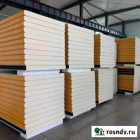Сэндвич панели в наличии 60000м2 на складе Гатчина - изображение 1