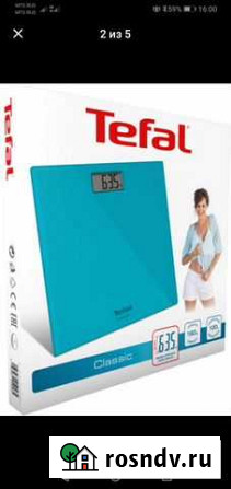 Весы Tefal напольные электронные новые Нальчик - изображение 1