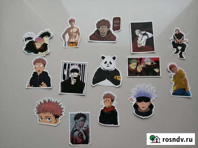 Наклейки аниме магическая битва Чита - изображение 1