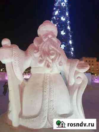 Ледяные и снежные скульптуры и горки в Хабаровске Хабаровск