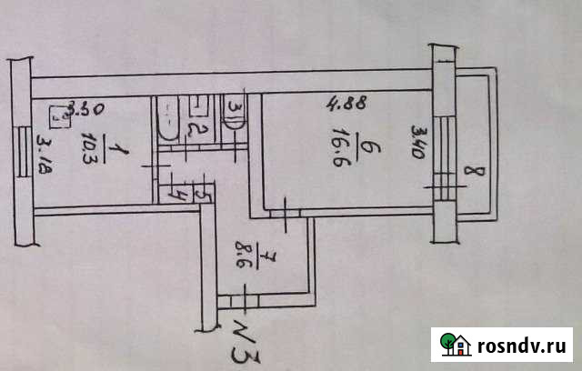 1-комнатная квартира, 40 м², 1/5 эт. на продажу в Можайске Можайск - изображение 1