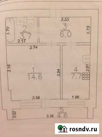 1-комнатная квартира, 32 м², 1/4 эт. на продажу в Осташкове Осташков - изображение 1