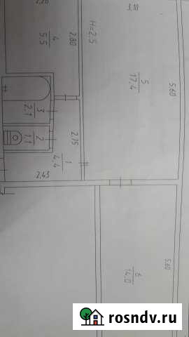 Комната 14 м² в 2-ком. кв., 1/5 эт. на продажу в Прокопьевске Прокопьевск - изображение 1