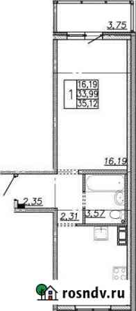 1-комнатная квартира, 35 м², 7/8 эт. на продажу во Всеволожске Всеволожск