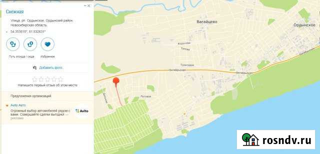 Участок ИЖС 10 сот. на продажу в Ордынском Ордынское - изображение 1