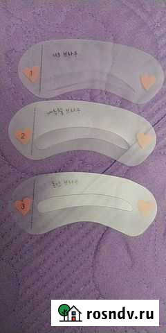 Трафареты для бровей Клин - изображение 1