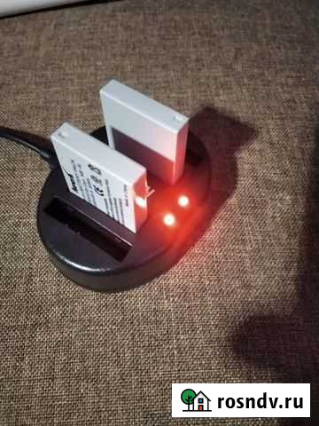 Аккумуляторы NB-5L, 2шт. + зарядное устройство Новороссийск - изображение 1