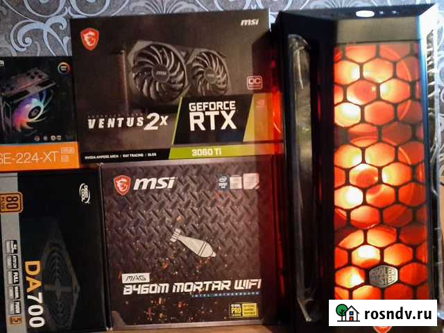 Мощный Игровой пк i5 10600K+RTX3060Ti MSI Ventus Уфа - изображение 1