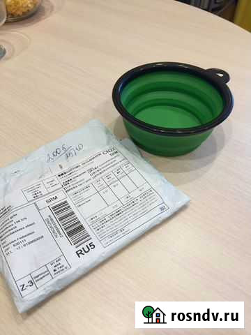 Миска складная новая для кошки или собачки Новосибирск - изображение 1
