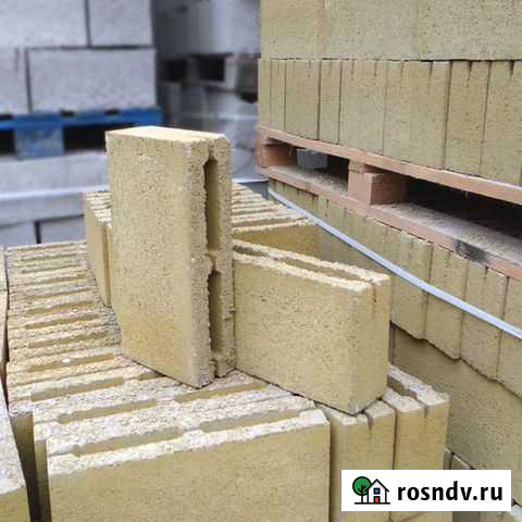 Полублок, шлакоблок, скц блок цветной Белгород - изображение 1
