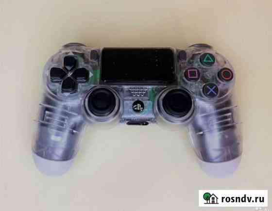 Геймпад PS4 Dualshock прозрачный Санкт-Петербург