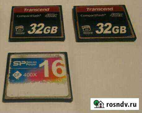 Карты памяти compact flash CF 16 и 32 Гб Краснодар