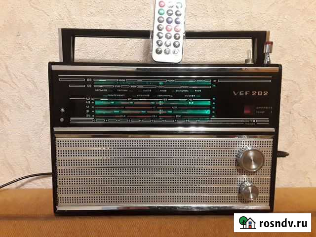 Радиоприемник VEF-202 с Mp3/Fm/Bluetooth + Нововоронеж - изображение 1