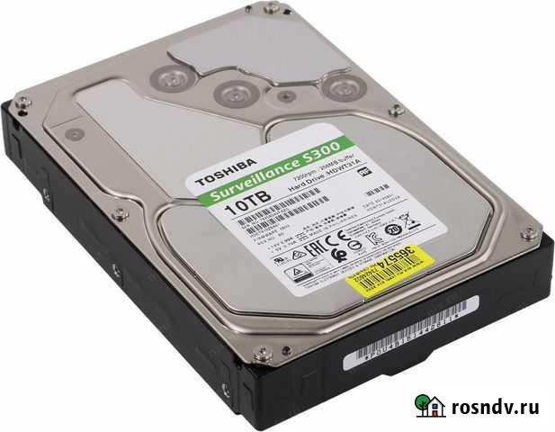 HDD 10 Tb SATA-III Toshiba S300 Pro (новый) Новосибирск - изображение 1