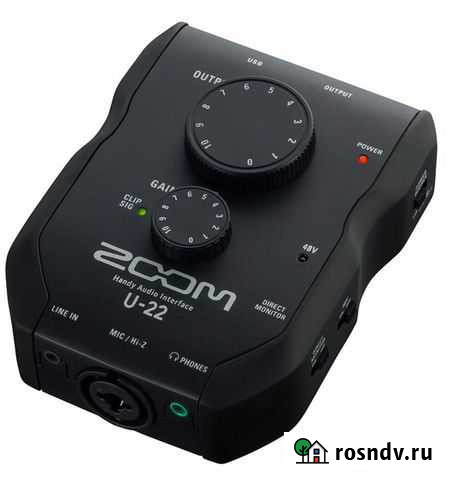 Zoom U-22 - аудиоинтерфейс Челябинск - изображение 1
