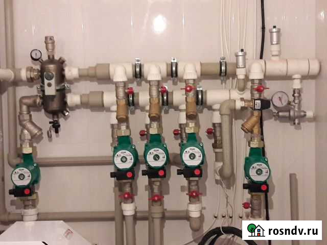 Монтаж систем отопления, теплые полы, сантехника Владикавказ - изображение 1