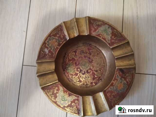 Пепельница. Латунь, эмаль. Ramnath, Индия Пермь - изображение 1