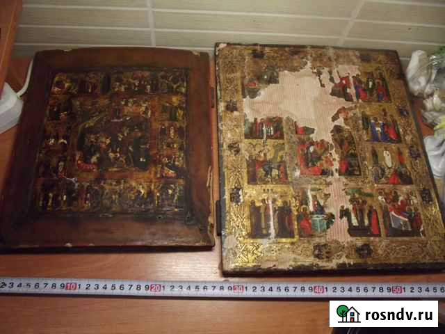 Двунадесятые праздники №4 икона аналой ковчег Воронеж - изображение 1