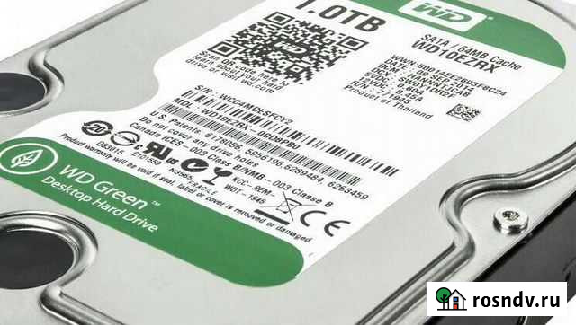 Hdd 1tb 3.5 WD, отличный smart, гарантия Санкт-Петербург - изображение 1