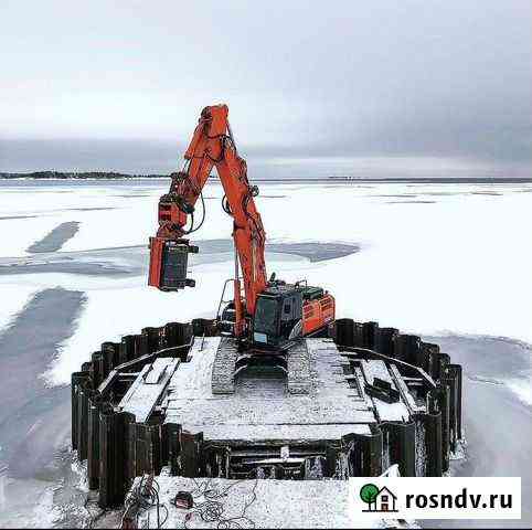 Шпунтовое ограждение котлована. Шпунт Ларсена Астрахань