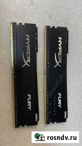 Kingston HyperX Fury Black HX432C16FB3K2/32 DDR4 3 Тула - изображение 1