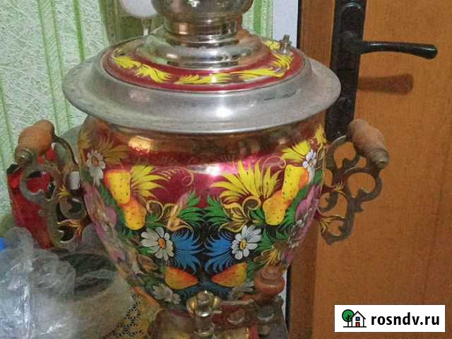 Самовар электрический расписной б/у в рабочем сост Астрахань - изображение 1