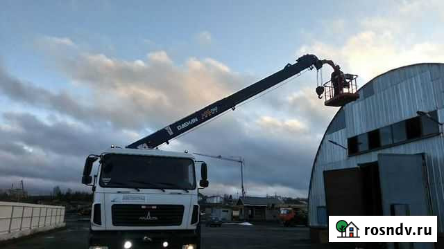 Услуги манипулятора с монтажной люлькой Петрозаводск - изображение 1