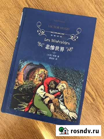 Виктор Гюго. Роман «Отверженные» на китайском язык Биробиджан - изображение 1