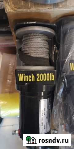 1 Лебедка ATV Winch синтетический трос 2000 lbs Владивосток - изображение 1