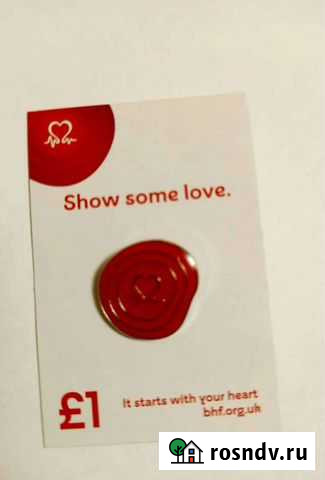 Значок благотворительного фонда США Брянск - изображение 1