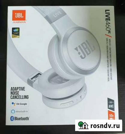 Наушники jbl live 460bt white Хабаровск - изображение 1