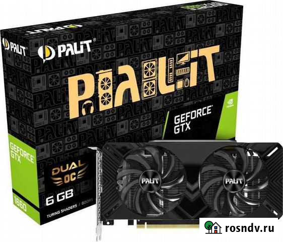 Видеокарта gtx 1660 6gb palit Красноярск - изображение 1