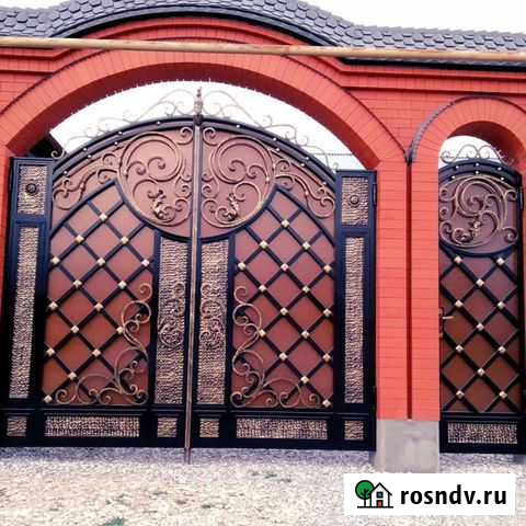 Ворота кованые Грозный - изображение 1