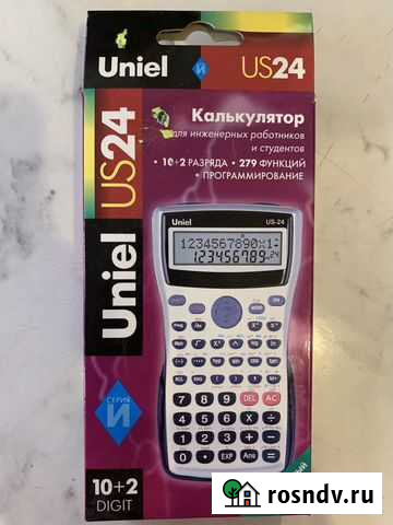 Калькулятор инженерный uniel us24 Перевоз - изображение 1