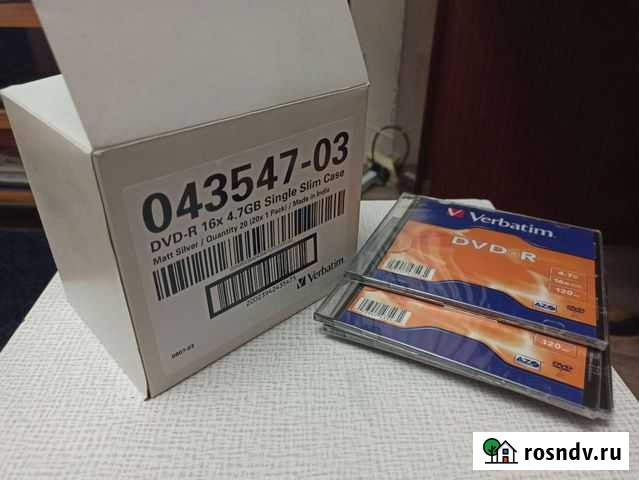DVD-R (упаковка 20 шт) Омск - изображение 1