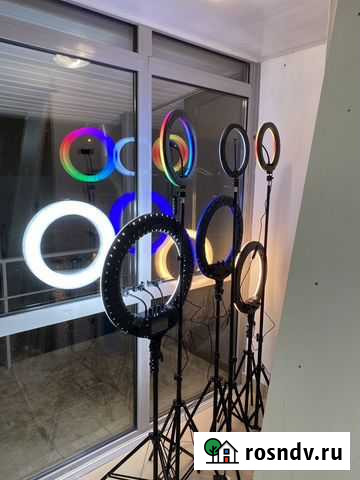 Кольцевая лампа цветная LZ18-450 rgb Казань - изображение 1