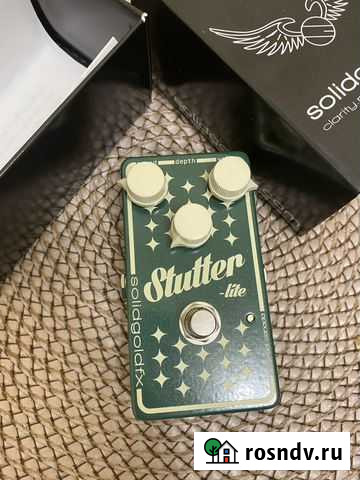 Solidgoldfx Stutter Lite Tremolo Москва - изображение 1