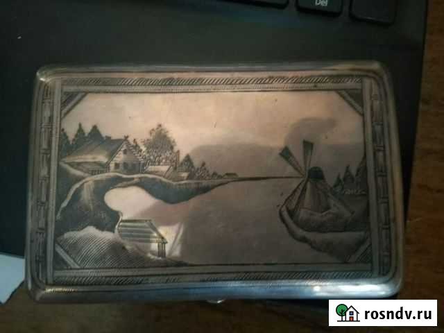 Портсигар серебряный Екатеринбург - изображение 1