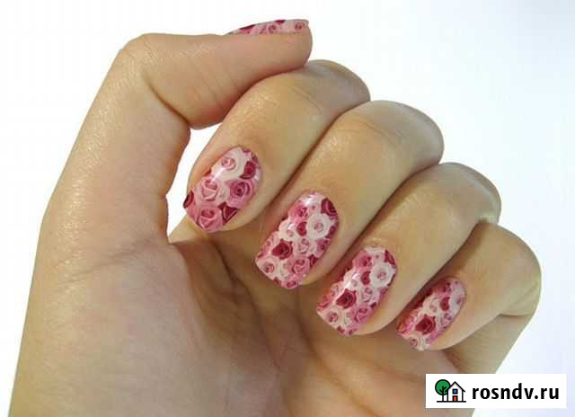 3D наклейки для ногтей розы Красноярск - изображение 1
