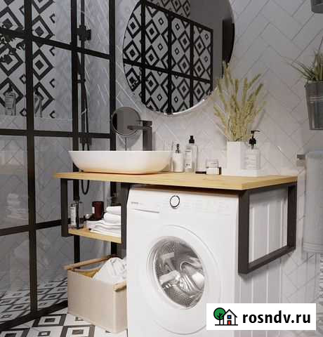 Раковина со столешницей над стиральной машиной Новосибирск - изображение 1