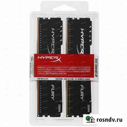 Kingston HyperX fury Black (HX430C15FB3K2/16) 16 Г Севастополь
