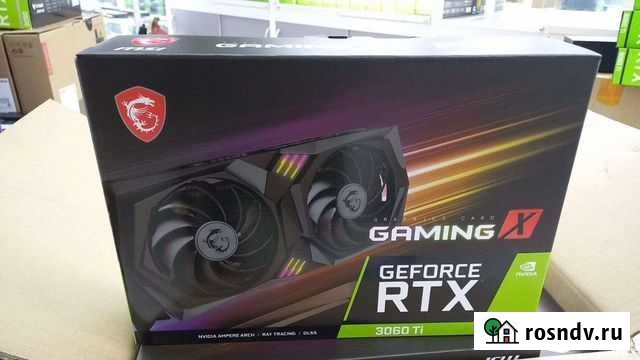 Видеокарта Msi rtx 3060 ti gaming x Ставрополь - изображение 1