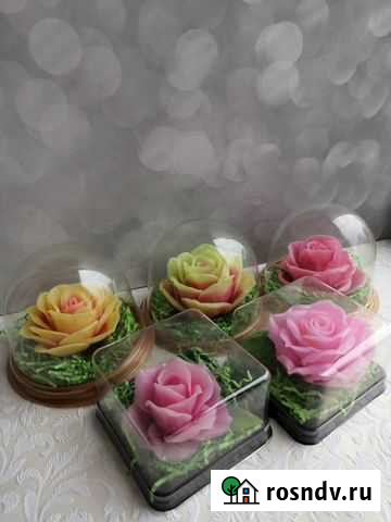 Мыло ручной работы - Роза в куполе Самара - изображение 1