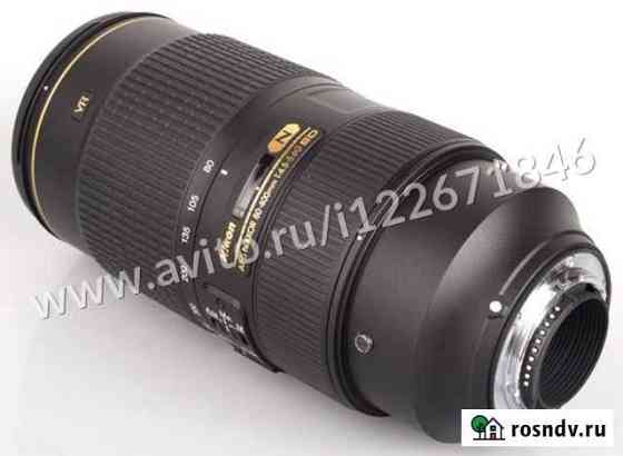 Объектив nikon AF-S nikkor 80-400mm f/4.55.6G ED V Москва
