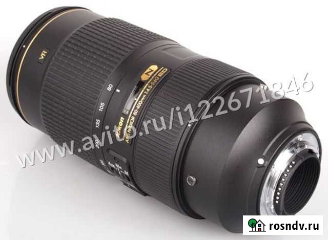 Объектив nikon AF-S nikkor 80-400mm f/4.55.6G ED V Москва - изображение 1