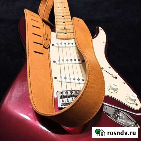 Кожаный гитарный ремень Комсомольск-на-Амуре - изображение 1