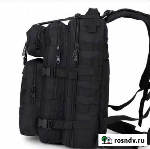 Черный тактический рюкзак. Доставка по РФ Ростов-на-Дону - изображение 1